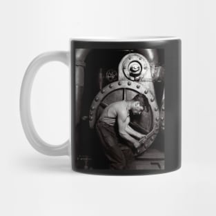 The Steamfitter, 1921. Vintage Photo Mug